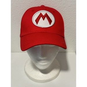 The Super Mario Bros Movie Promo Snapback Hat Mario M Red Nintendo Exclusive Cap